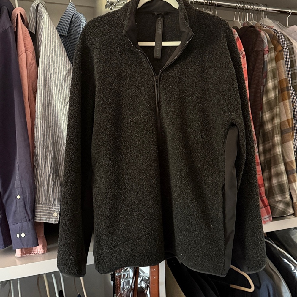 Lululemon Athletica Charcoal Fleece Jacket